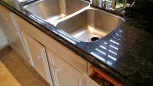 Granite Crack Repair and Clean and Seal